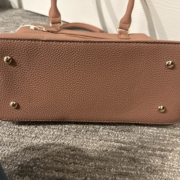 🆕Women Satchel Handle/Shoulder Handbag-Pockets Zipper PU Leather Crossbody - New - Picture 7 of 8